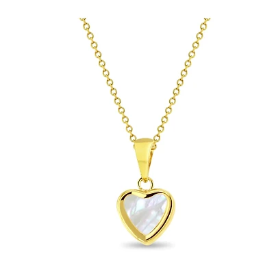 Mother Pearl Heart Necklace