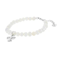 Kids Guardian Angel Pearl Bracelet