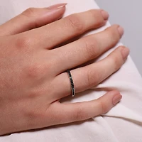 Half Eternity Black Ring