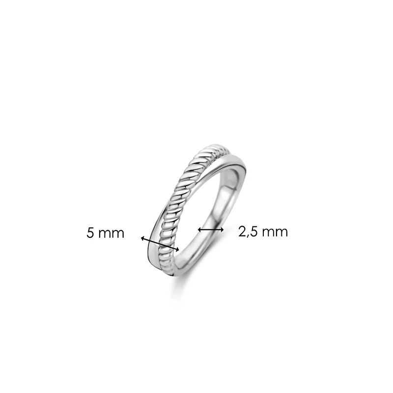 Crossover Braided Ring