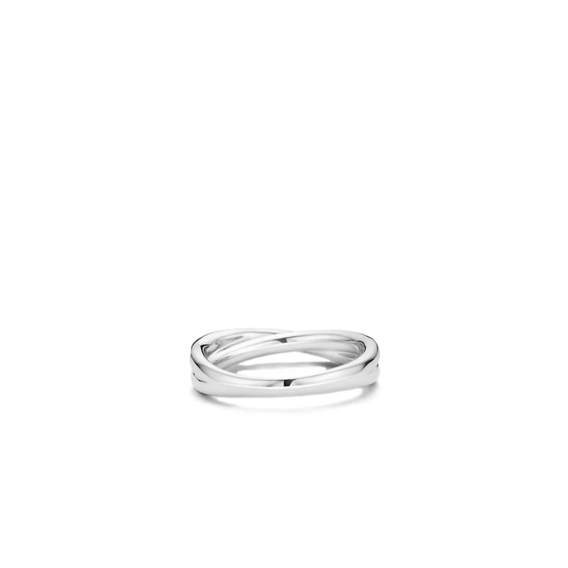 Crossover Pave Ring