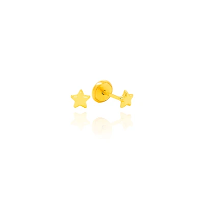 2MM Star Stud Earrings