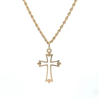 22MM Open Cross Pendant