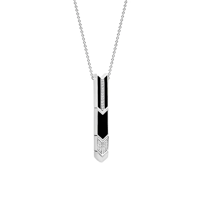 Black Onyx Arrow Necklace