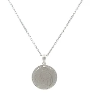 Virgin and Child Embrace 15MM Pendant Necklace