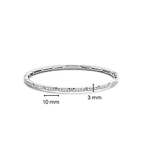 Link Pave Bangle Bracelet