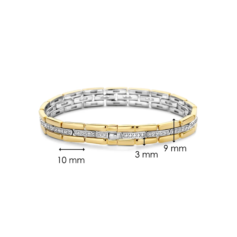 Link Golden Triple Bracelet