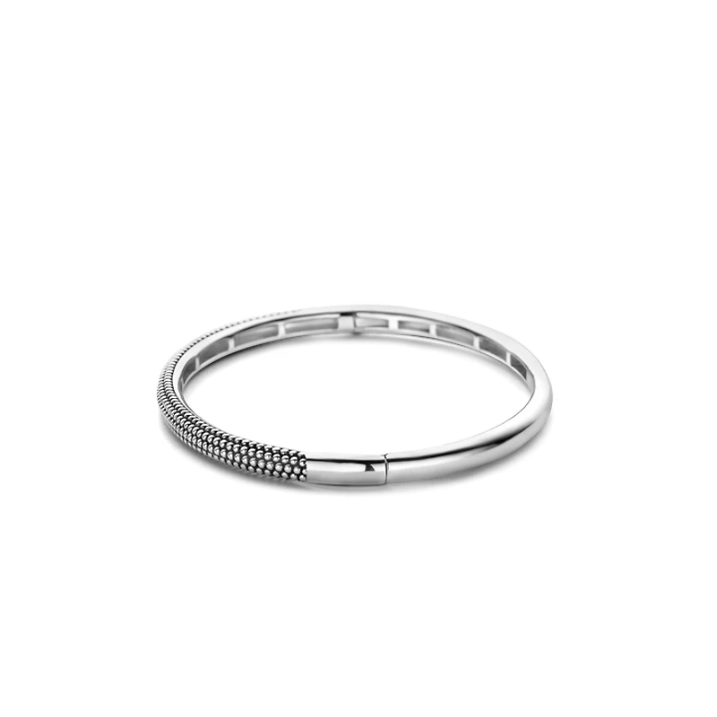 Urchin Silver Bangle Bracelet