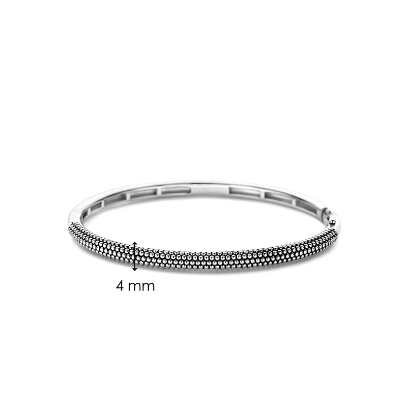 Urchin Silver Bangle Bracelet