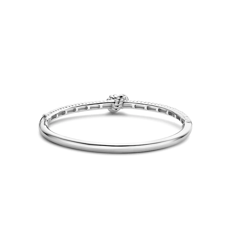 Braided Knot Bangle Bracelet