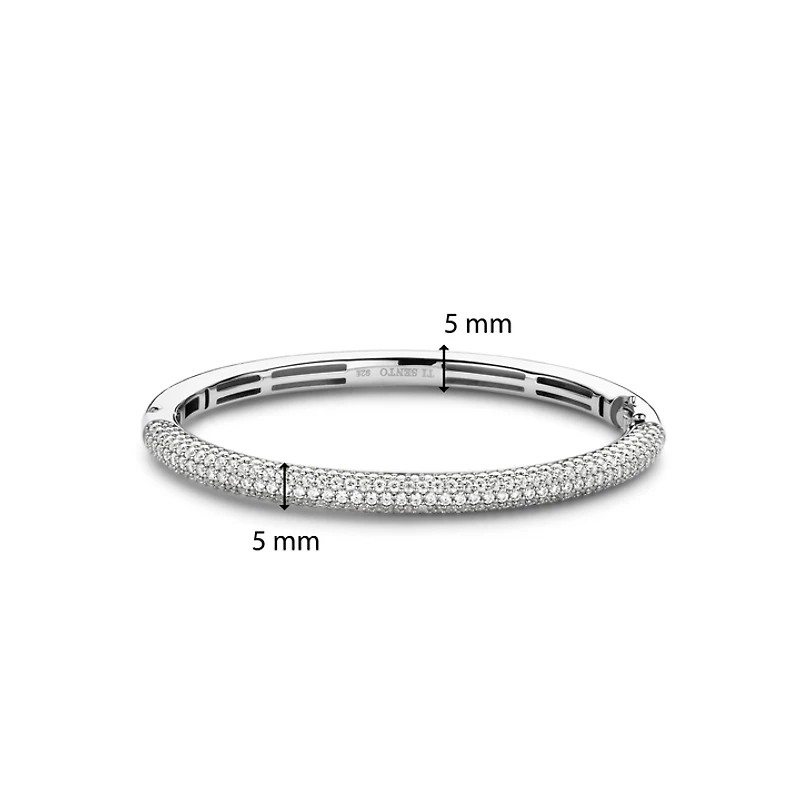 Signature TSM Pave Bangle Bracelet