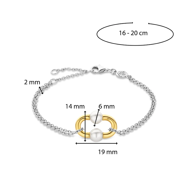 Bead Hardware Pearl Bracelet