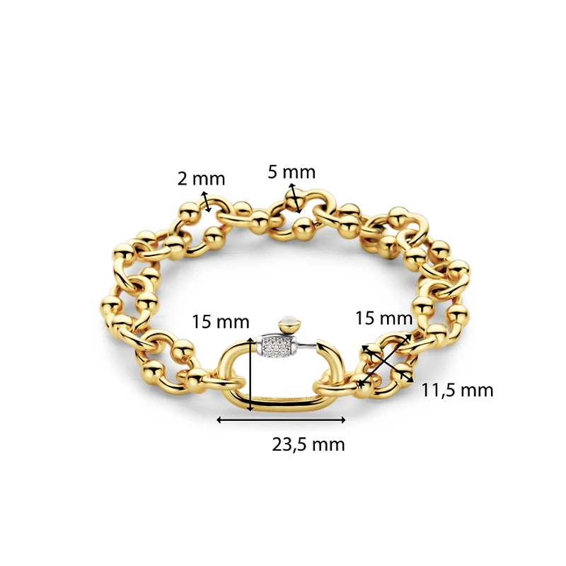 Bead Hardware Golden Luxe Bracelet