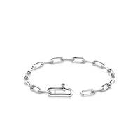 Paperclip Mini Link Silver Bracelet
