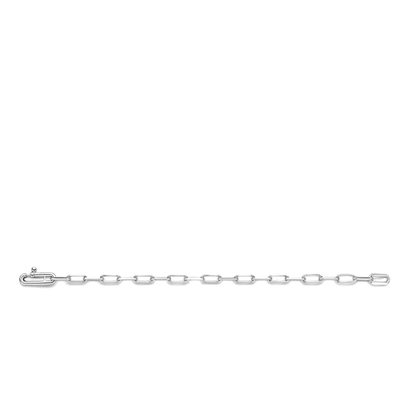 Paperclip Mini Link Silver Bracelet