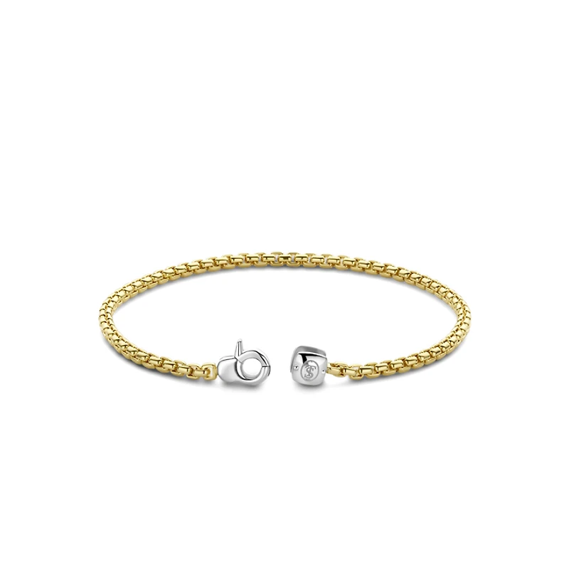 Round Box Golden Bracelet