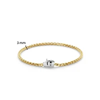 Round Box Golden Bracelet