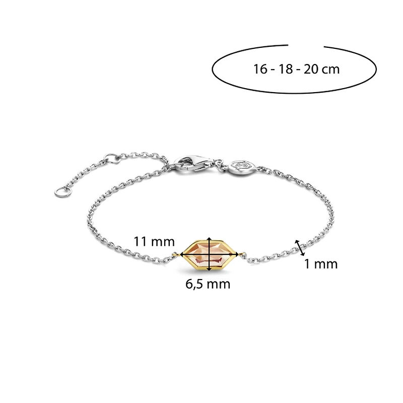 Celestial Peach Bracelet