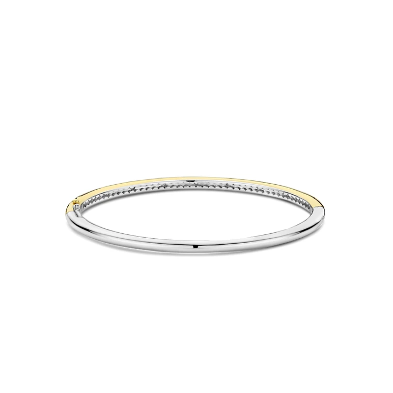 Spots Golden Bangle Bracelet