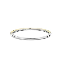 Spots Golden Bangle Bracelet