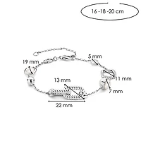 Rope Link Silver Bracelet