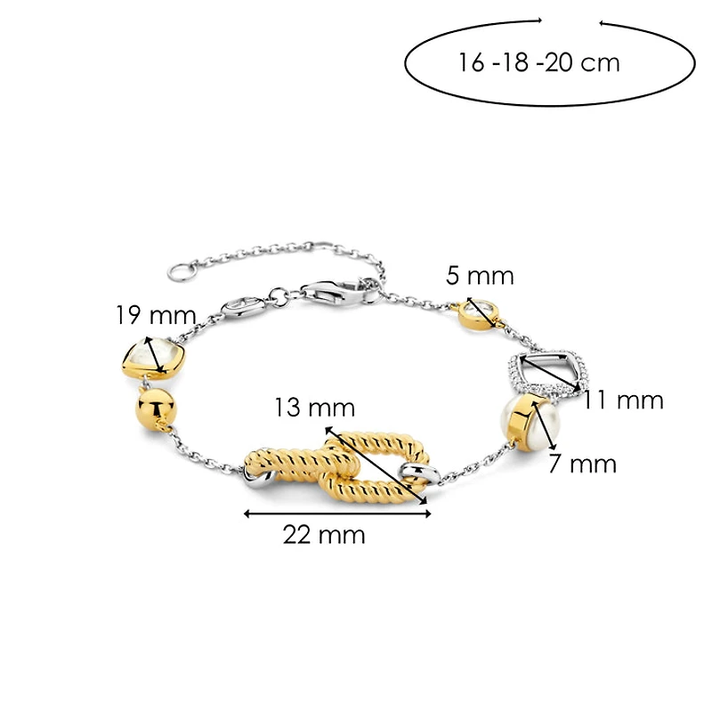 Rope Link Golden Bracelet