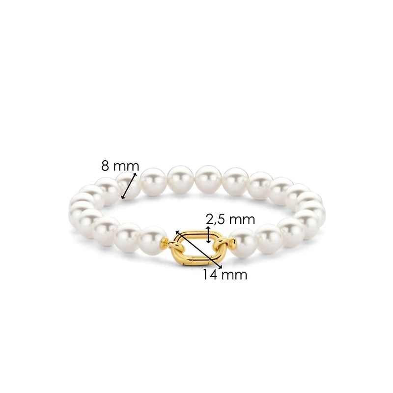 Pearl Cluster 8MM Bracelet