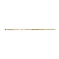 Bezel Set Emerald Golden Tennis Bracelet