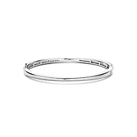 Crossover Pave Bangle Bracelet