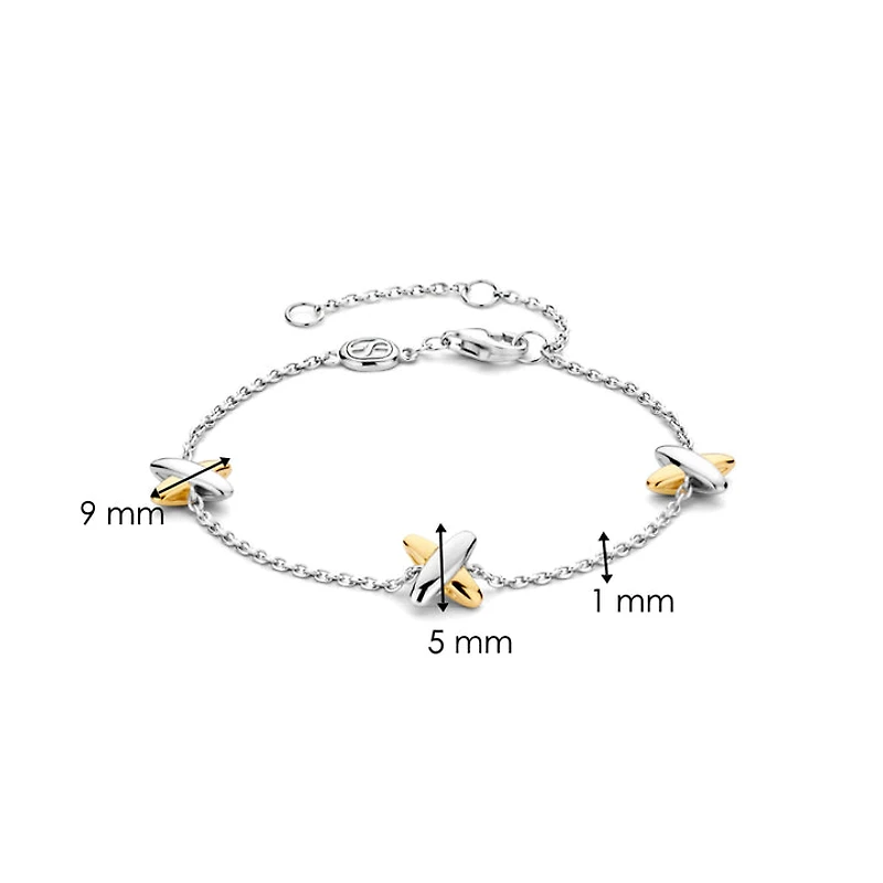 XOXO Two Tone Bracelet