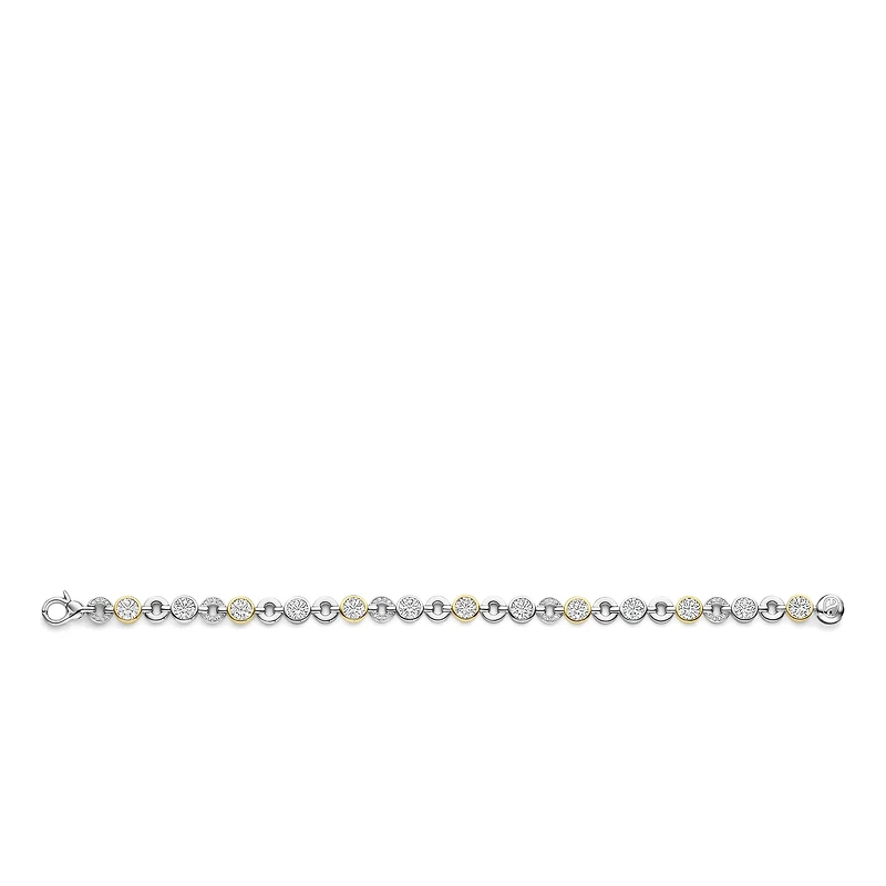 Circular Brilliance Tennis Bracelet