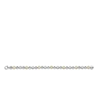 Circular Brilliance Tennis Bracelet