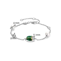 Amulet Scarab Malachite Bracelet