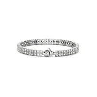 Double Row Zironia Tennis Bracelet