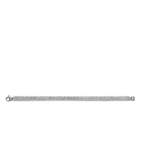 Double Row Zironia Tennis Bracelet