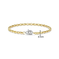 Rolo Golden 3MM Bracelet
