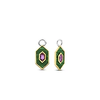 Celestial Malachite Ear Charms