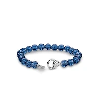 Deep Blue Bead Bracelet