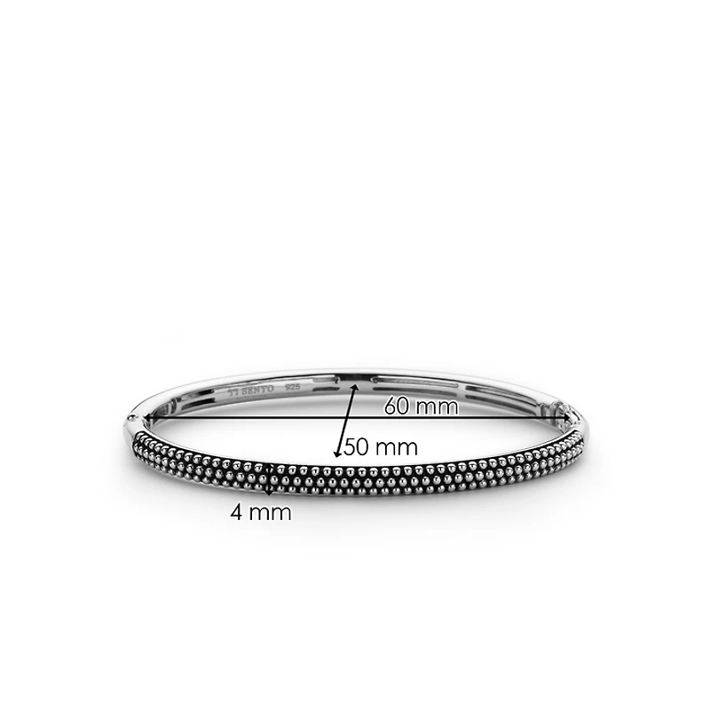 Beaded Details Bangle Bracelet