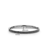 Beaded Details Bangle Bracelet
