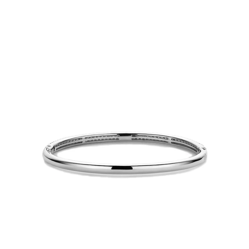 Pave Sparkle Clear Bangle Bracelet