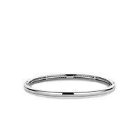 Pave Sparkle Clear Bangle Bracelet