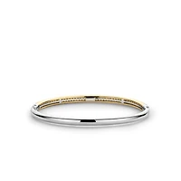 Pave Sparkle Golden Bangle Bracelet