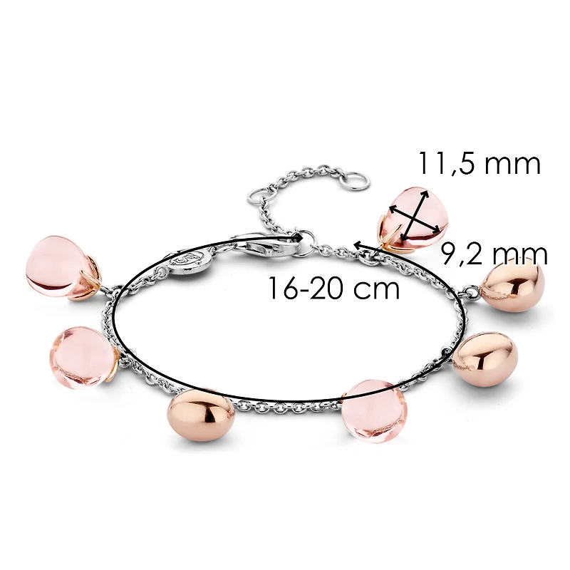 Pink Flowerbuds Bracelet