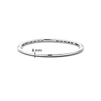 Smooth Bangle Silver Bracelet