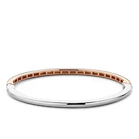 Smooth Bangle Rose Bracelet