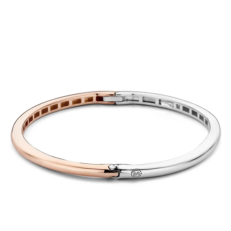 Smooth Bangle Rose Bracelet