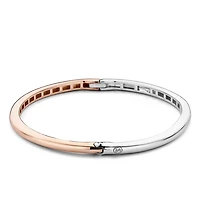 Smooth Bangle Rose Bracelet