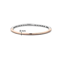 Smooth Bangle Rose Bracelet