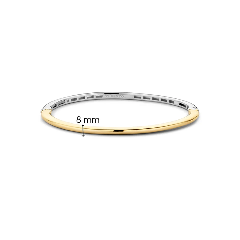 Smooth Bangle Golden Bracelet